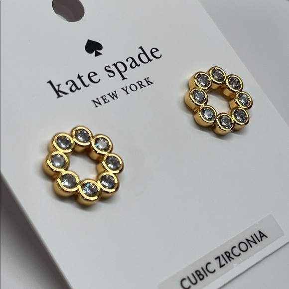 Kate Spade Full Circle Stud Earrings NWT - Picture 5 of 6